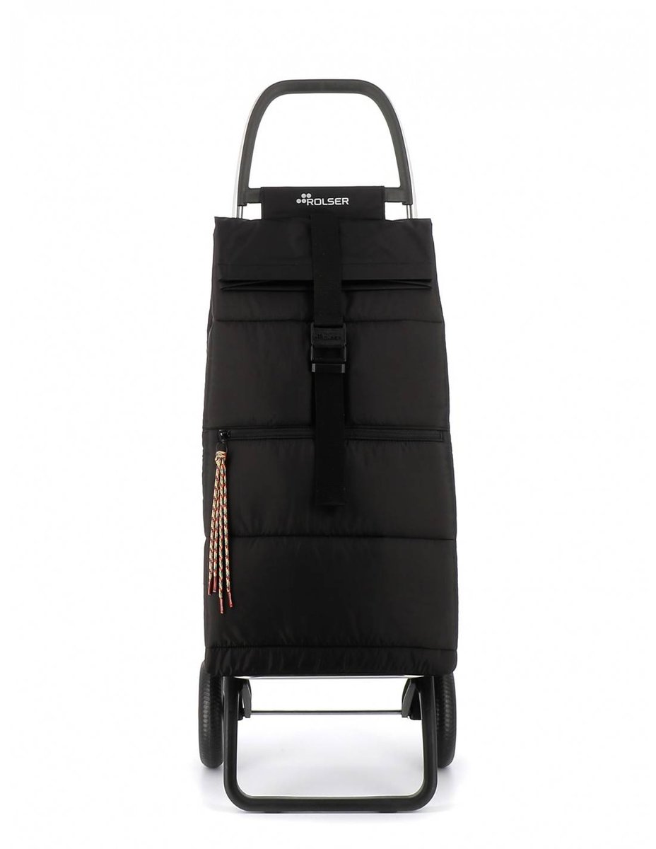 Wózek Składany Na Zakupy 2 Kołowy Rolser Big 2L Polar - Black