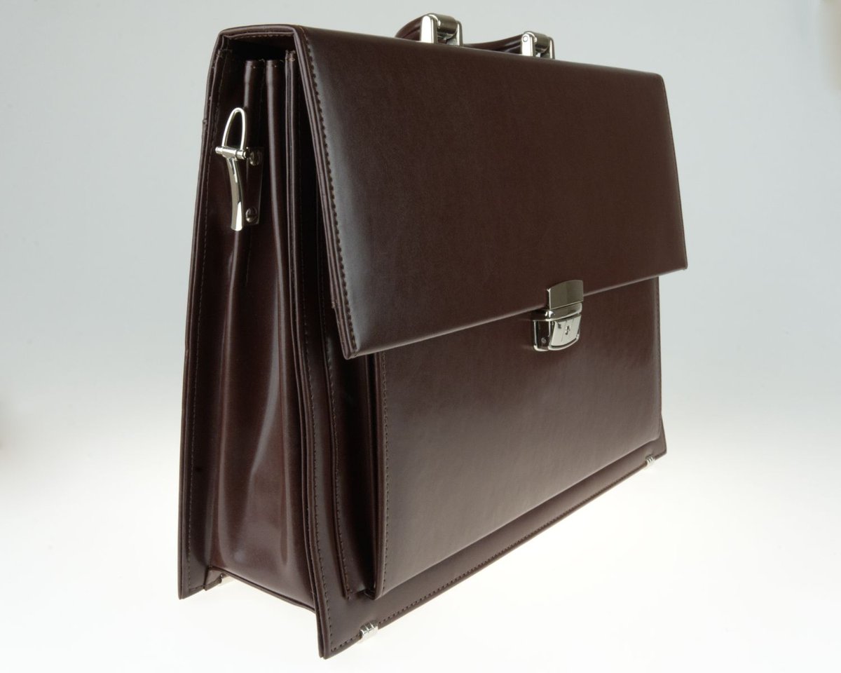 Aktówka Beverly - Stefania Ciemny Brązowy