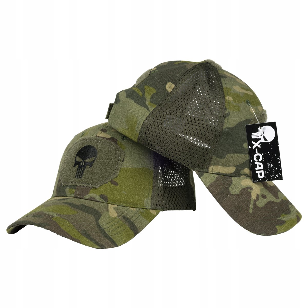 Czapka Z Daszkiem Taktyczna Moro Wojskowa Punisher