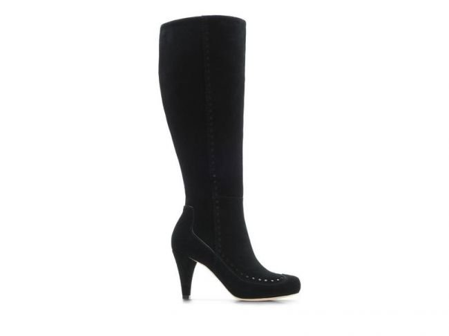 Clarks Dalia Sierra [Black Suede] - Rozmiar 42