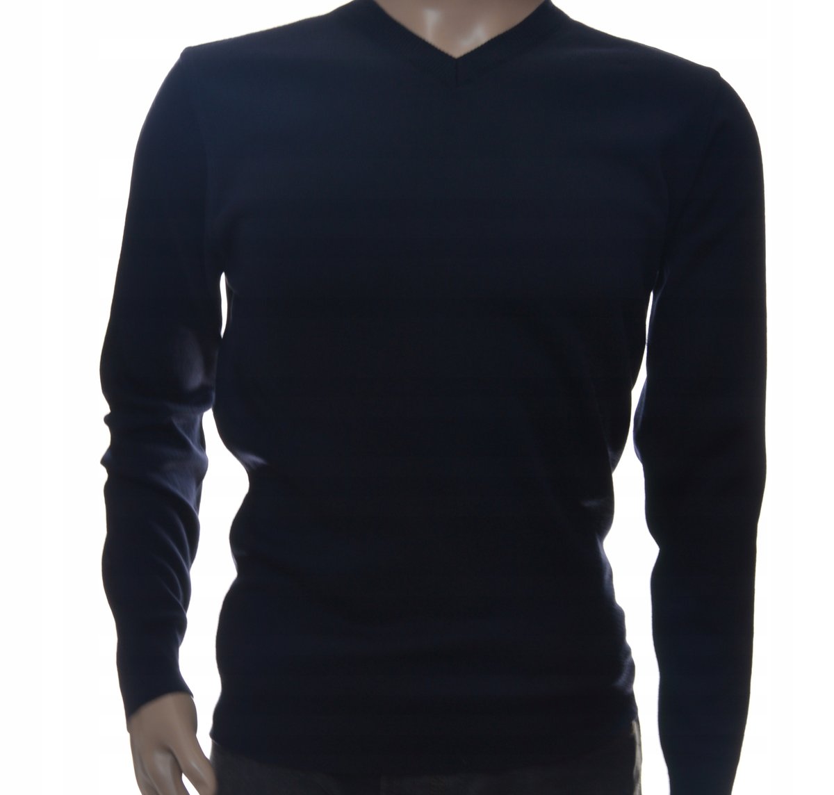 Elegancki Klasyczny Sweter Męski Wełniany Xxl 2Xl