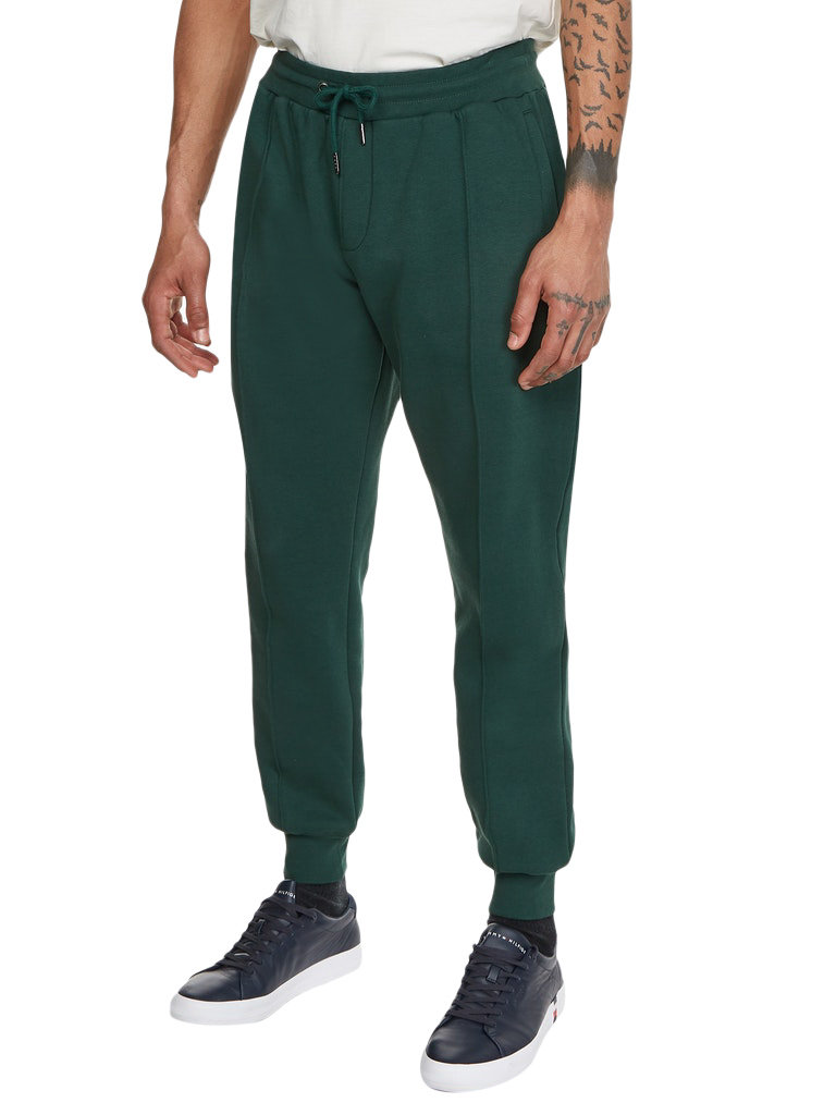 Tommy Hilfiger Męskie Spodnie Dresowe Global Stripe Sweatpant Zielone Mw0Mw28184 Mbp L