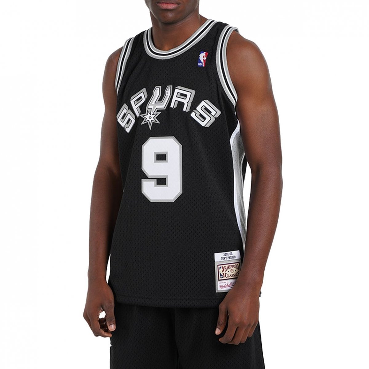 Mitchell & Ness koszulka męska San Antonio Spurs NBA Swingman Jersey Spurs 2001 Tony Parker SMJYLG19018-SASBLCK01TPA XXL