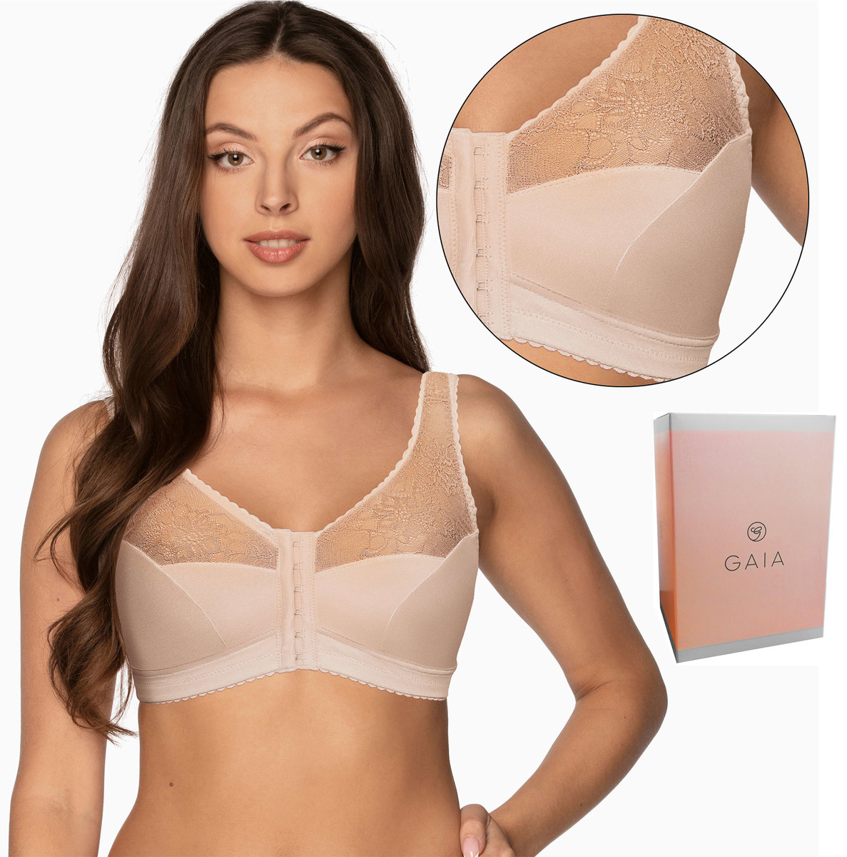 Biustonosz Bez Fiszbin Gaia 1163 Rachela Soft 85H