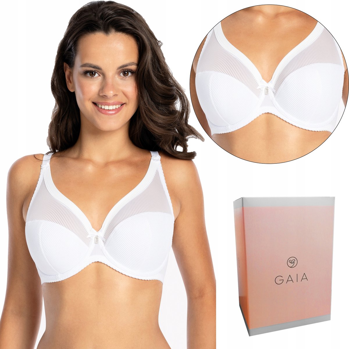 Półusztywniany Biustonosz Gaia 1058 Sonia, 75G