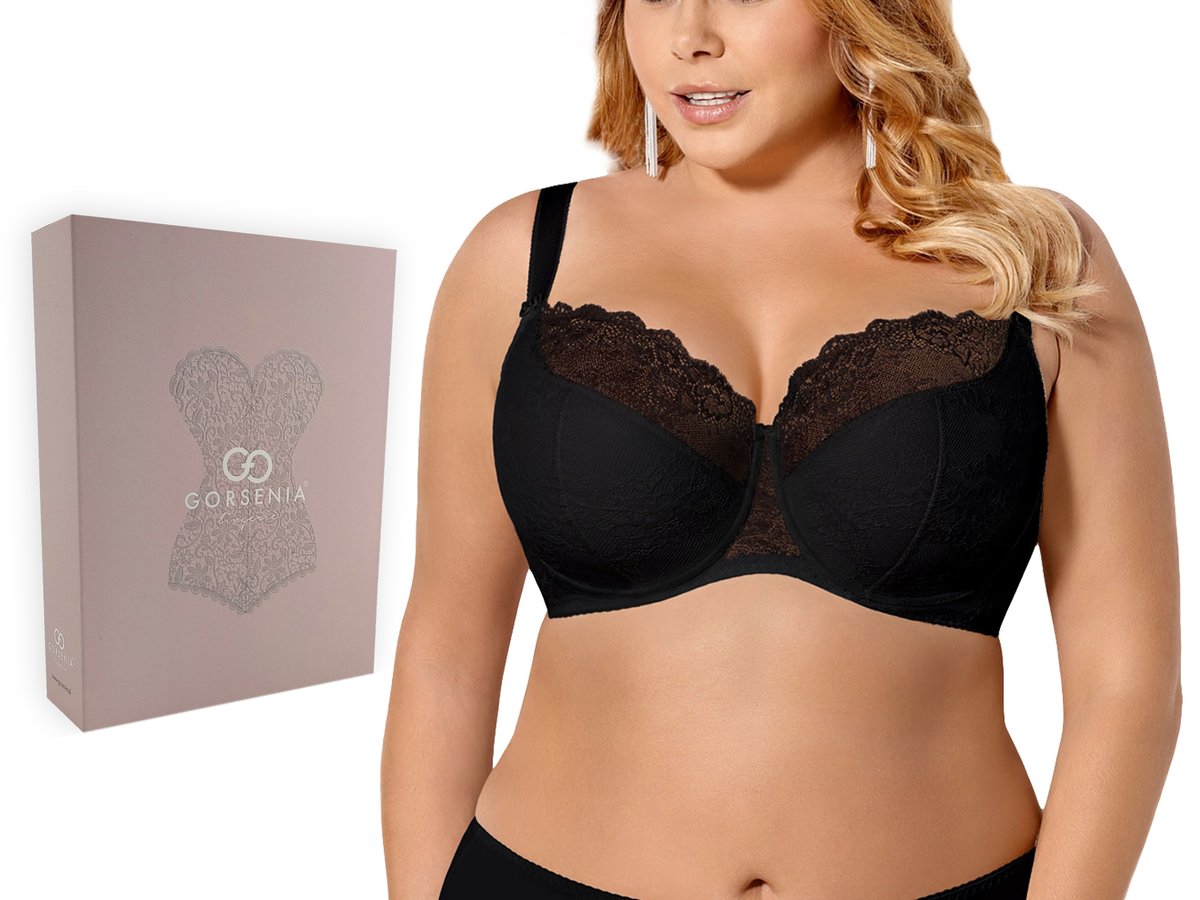 BIUSTONOSZ GORSENIA K357 BLANCA, CZARNY, 85B