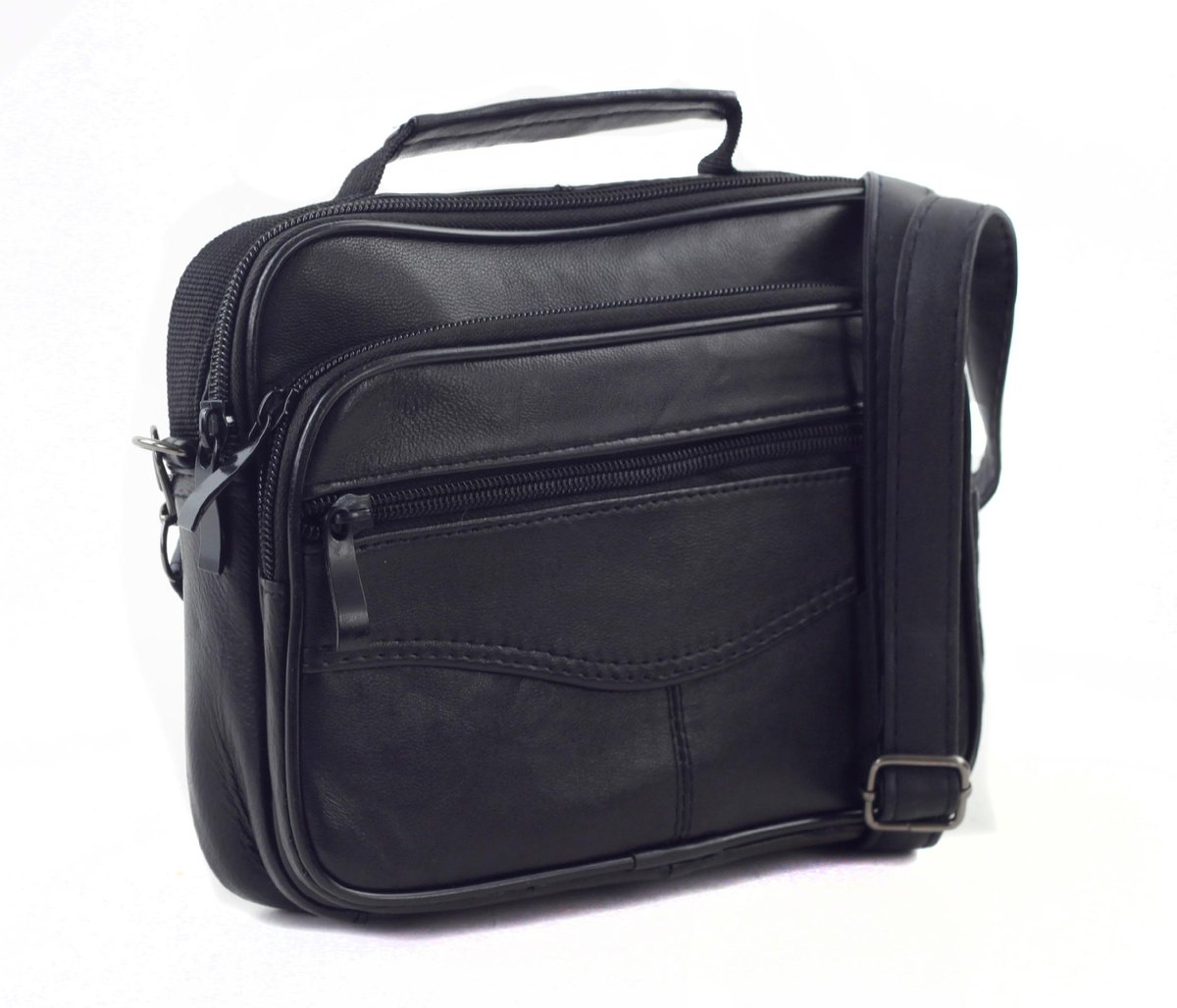 Skórzana Saszetka Torba Męska Na Ramię Polska Sk3