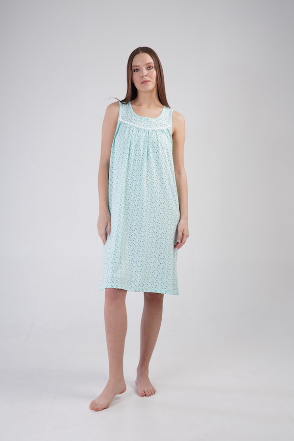 Koszula nocna damska klasyczna na ramiączkach M