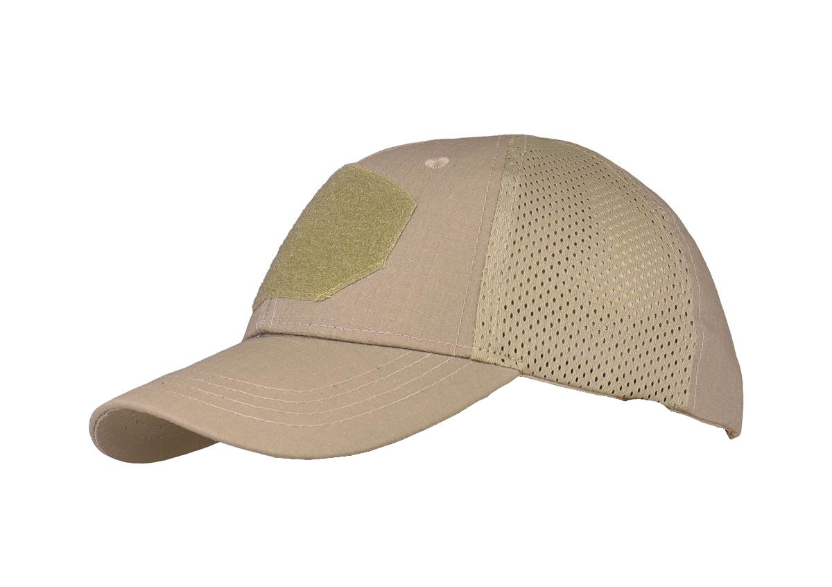 Czapka z daszkiem baseball siateczka MESH piaskowa CAMO