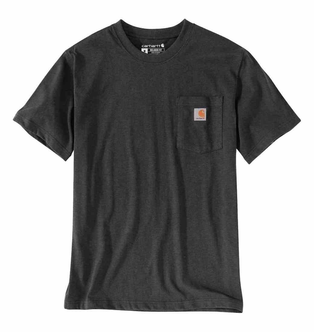 Koszulka Carhartt Heavyweight Pocket Carbon XL