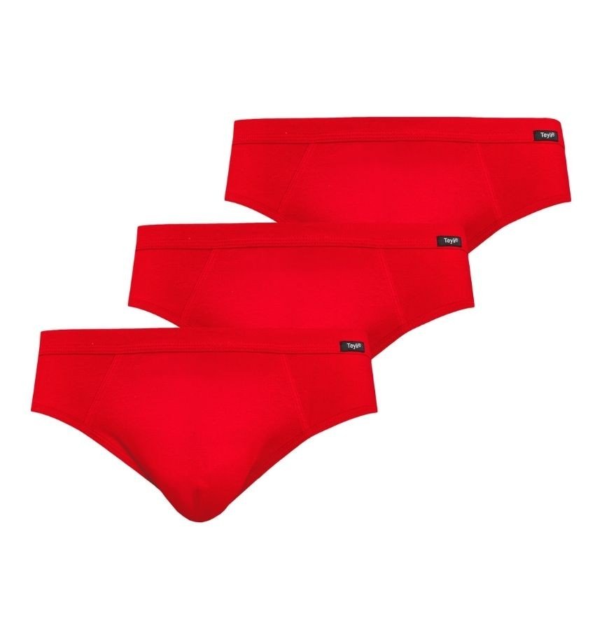 Wielopak slipów męskich Toni czerwony, Teyli