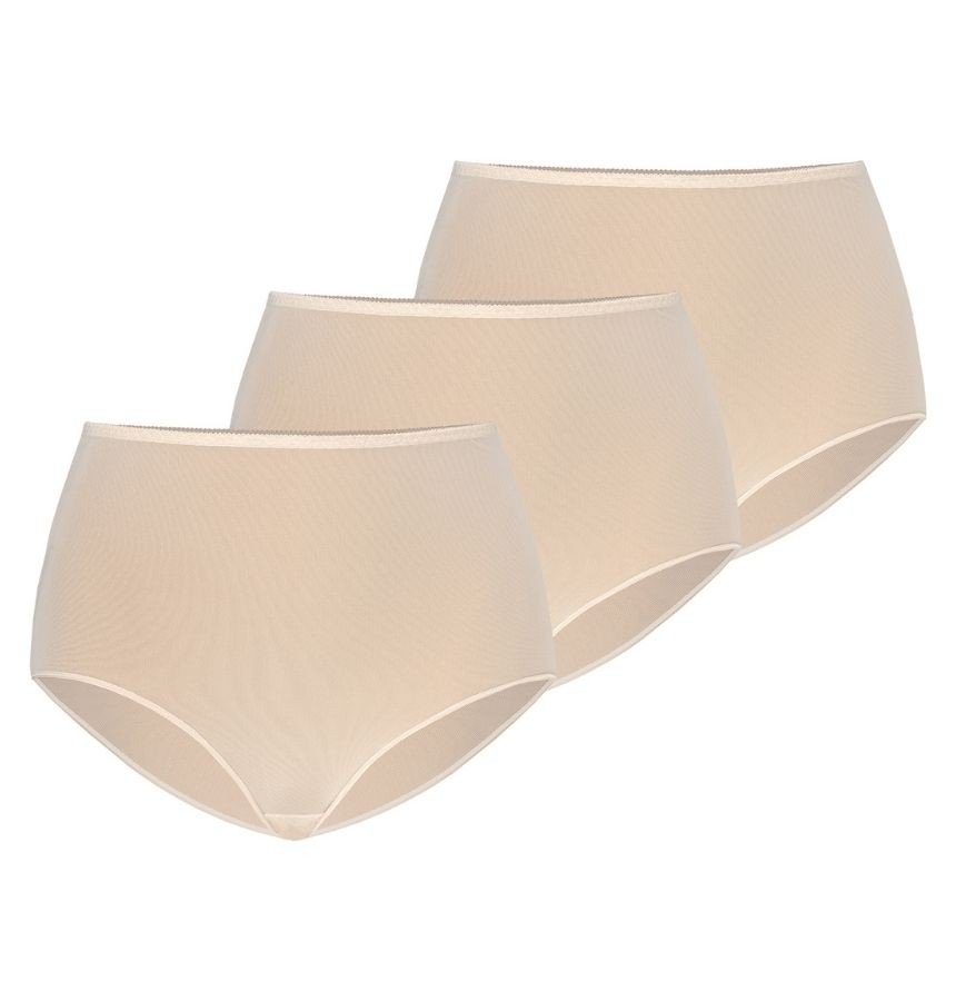 Wielopak majtek damskich Retro beżowy, Teyli