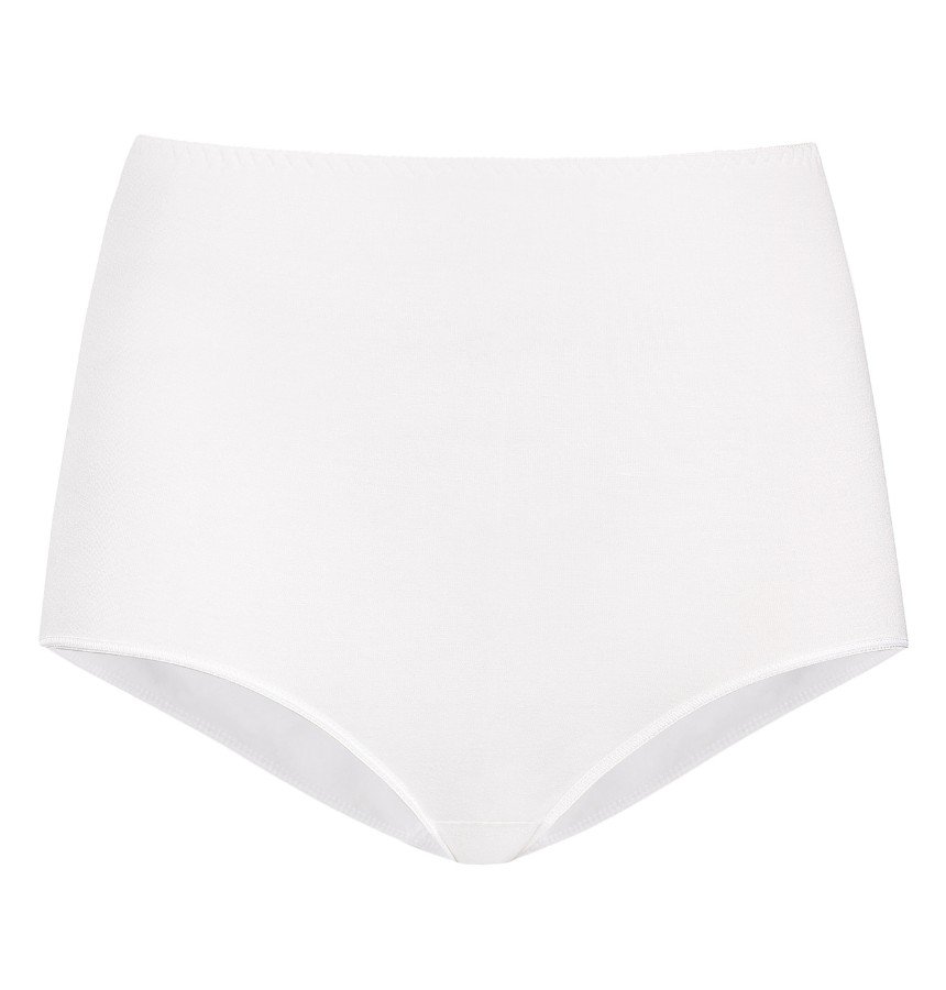 Majtki bambusowe z wysokim stanem Ori białe, Teyli