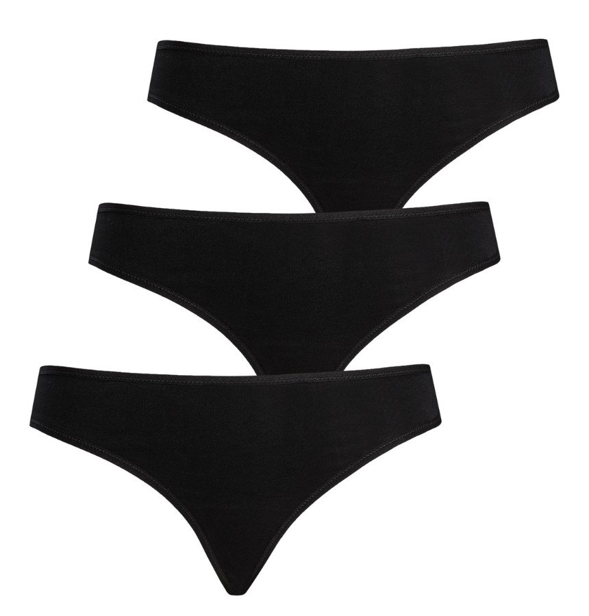 Wielopak majtek bambusowych Brazistri czerń, Teyli