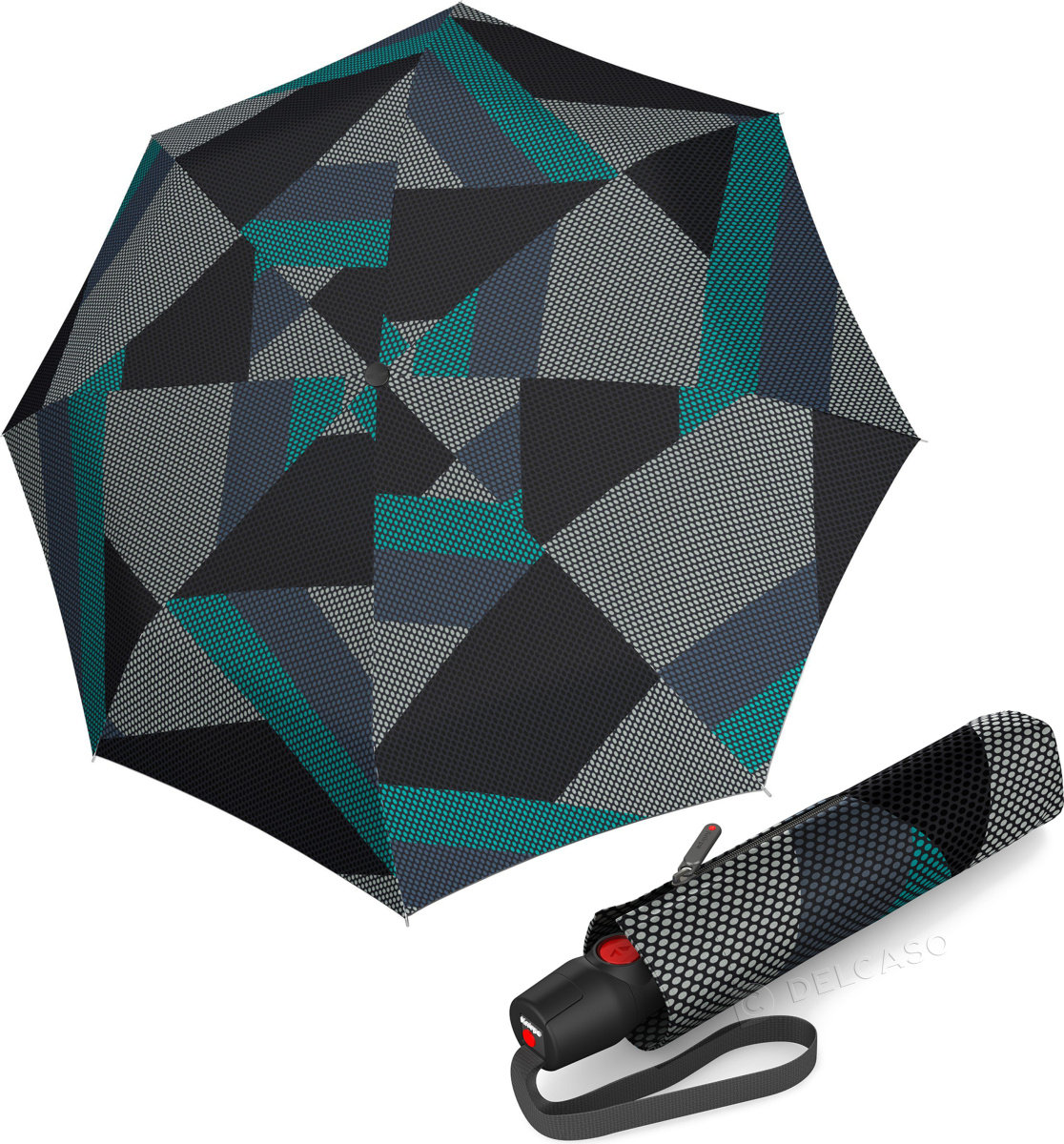 Parasol automatyczny Knirps T.200 Medium Duomatic Run Aloe