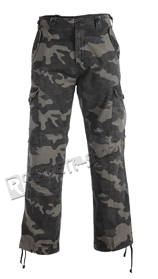 spodnie bojówki HUDSON RIPSTOP TROUSER darkcamo-XXL