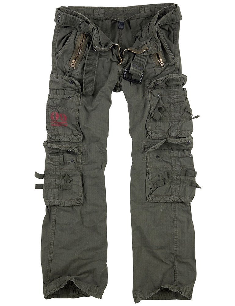 spodnie bojówki ROYAL TRAVELER TROUSER - ROYALGREEN-L