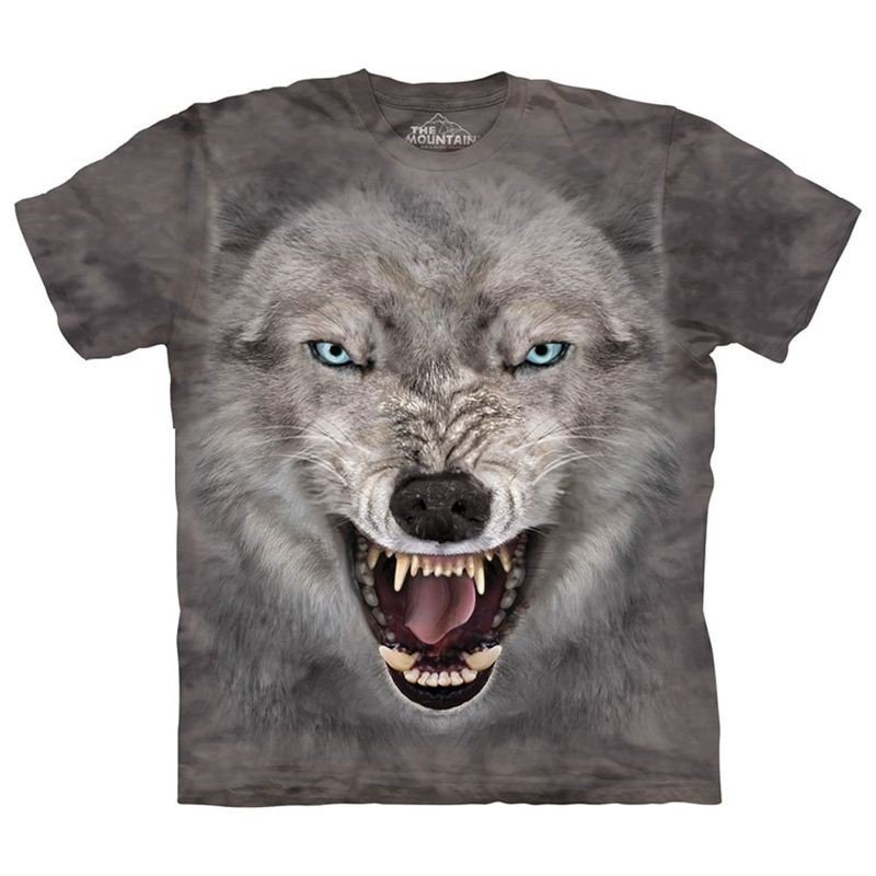 koszulka THE MOUNTAIN - TERROR WOLF, barwiona-S