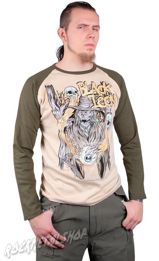 longsleeve BLACK ICON - THE EYE OF DEATH khaki / beżowy (LICON028)-XL