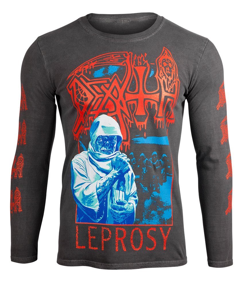 longsleeve DEATH - LEPROSY POSTERIZED-S