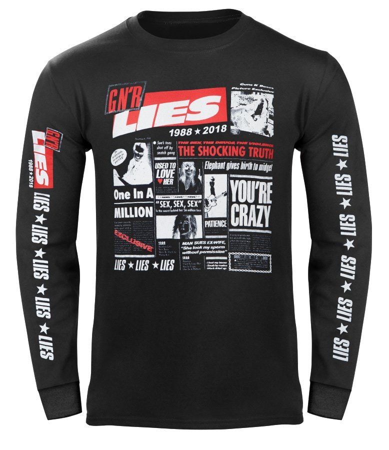 longsleeve GUNS N' ROSES - LIES-M