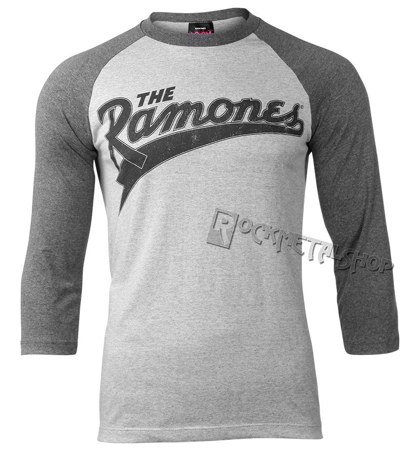 longsleeve RAMONES - BASEBALL LOGO, rękaw 3/4 -S