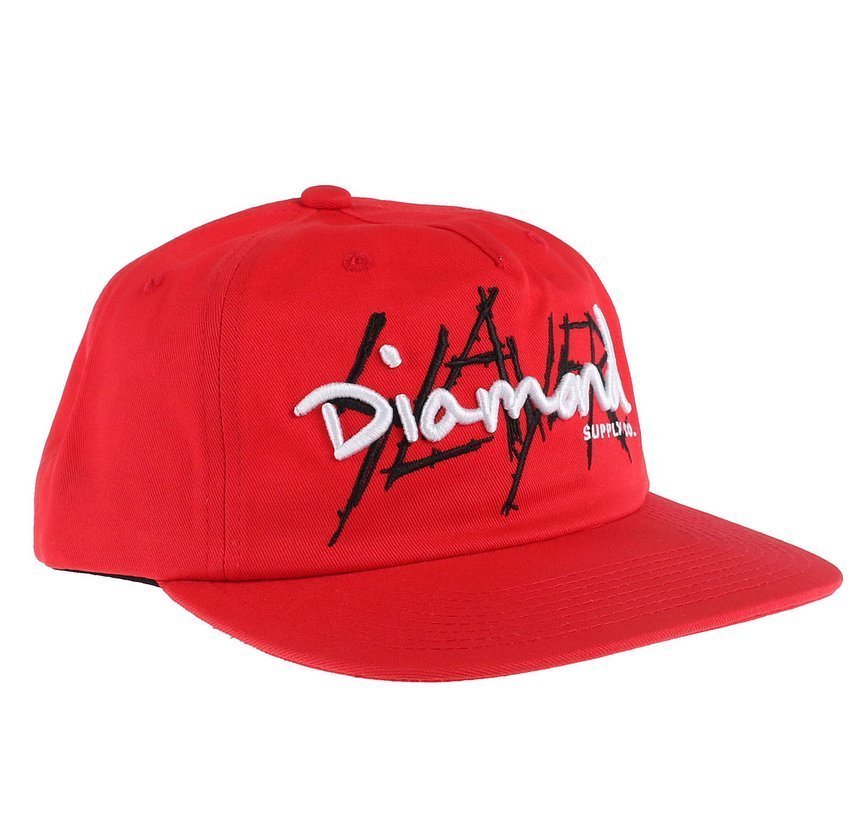 czapka SLAYER - DIAMOND czerwona