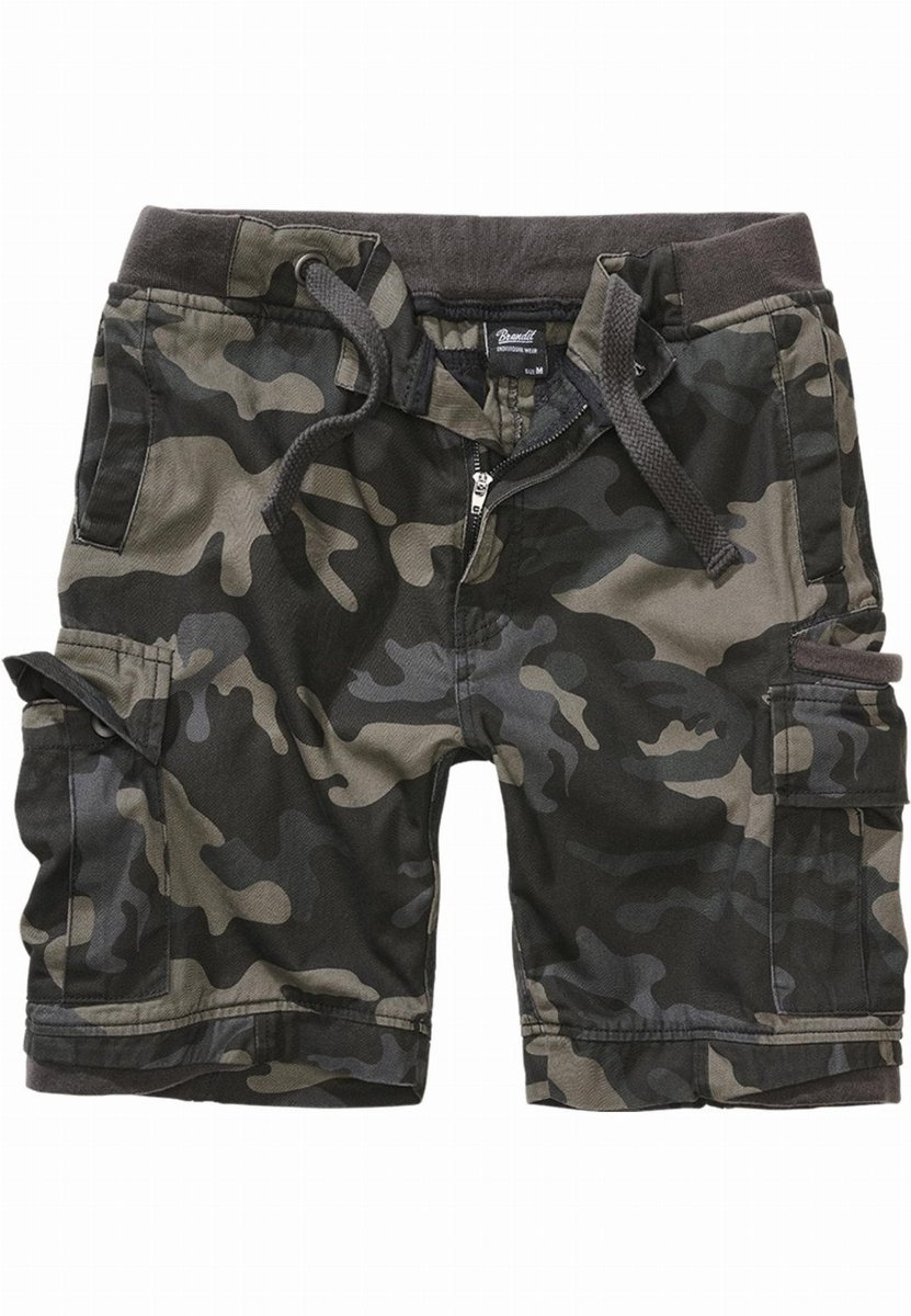 spodnie bojówki krótkie PECKHAM VINTAGE - DARCKCAMO-M