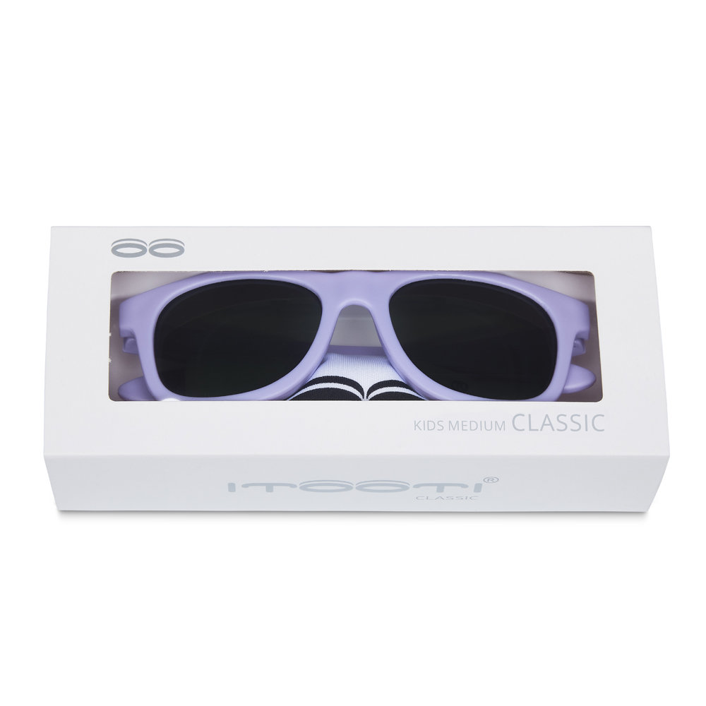 ITOOTI, Okulary przeciwsłoneczne dla dzieci Classic 3+, Fioletowe