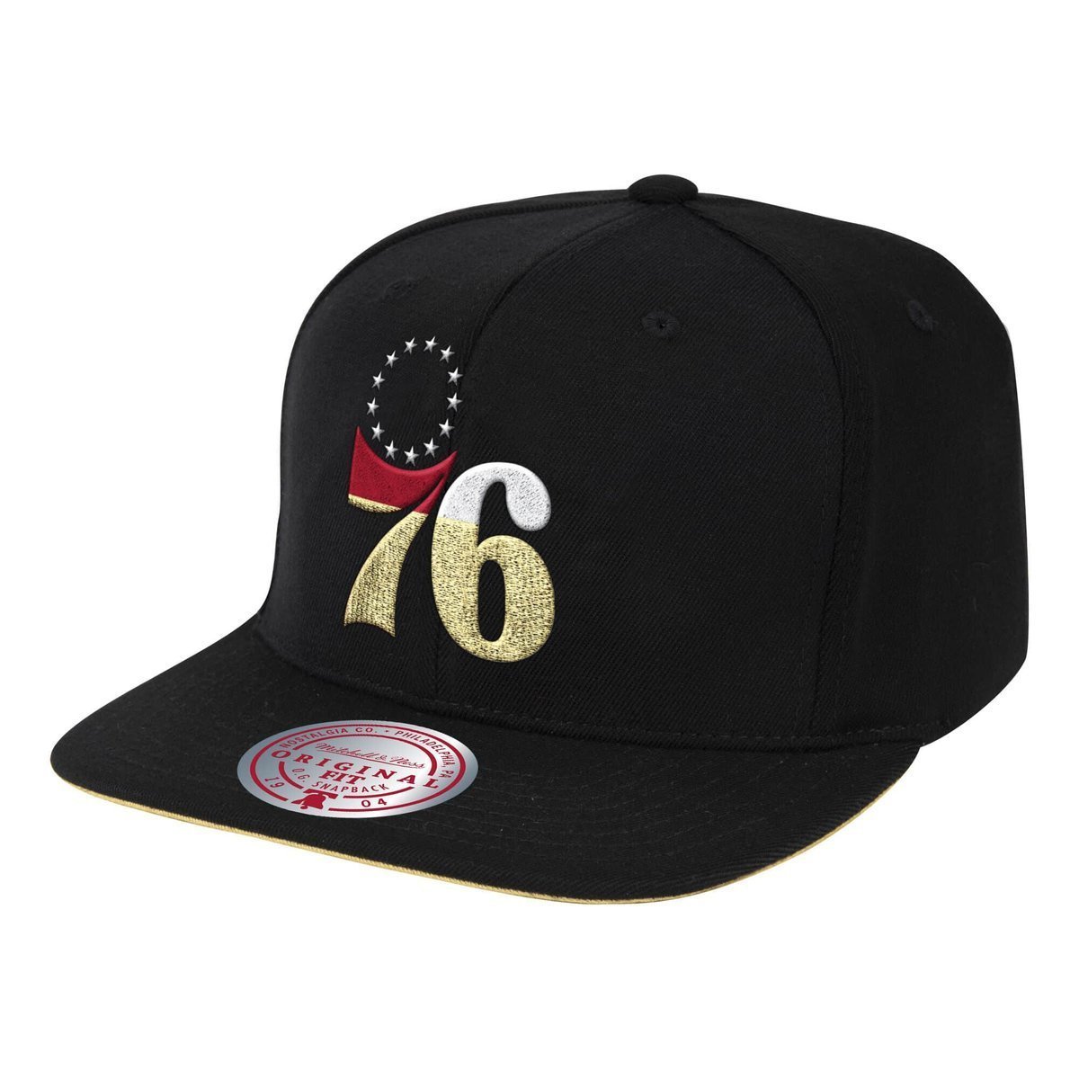 Czapka z daszkiem bejsbolówka Mitchell & Ness NBA Philadelphia 76ers Cap