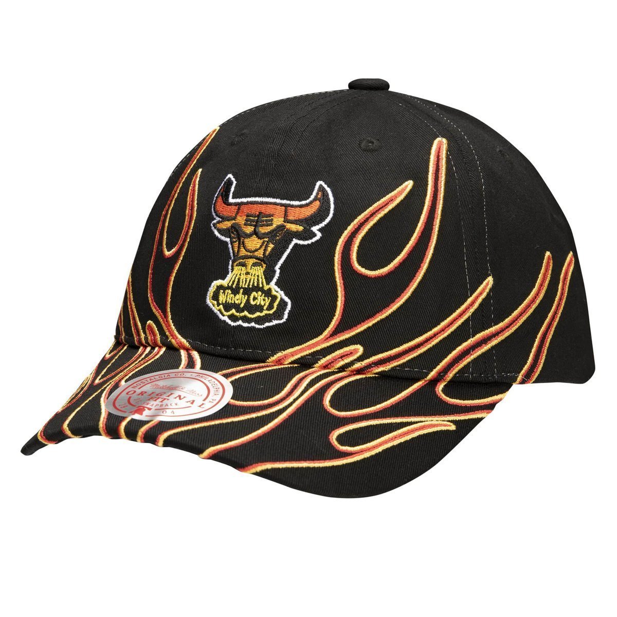 Czapka z daszkiem bejsbolówka Mitchell & Ness NBA Chicago Bulls - 6LUXMM20018 CBUBLCK
