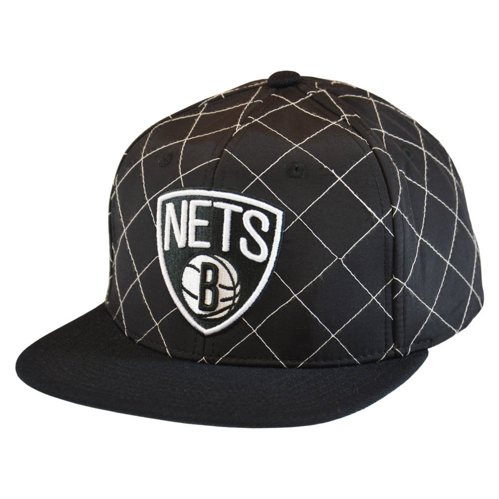 Czapka z daszkiem Mitchell & Ness NBA Quilted Taslan Snapback Brooklyn Nets