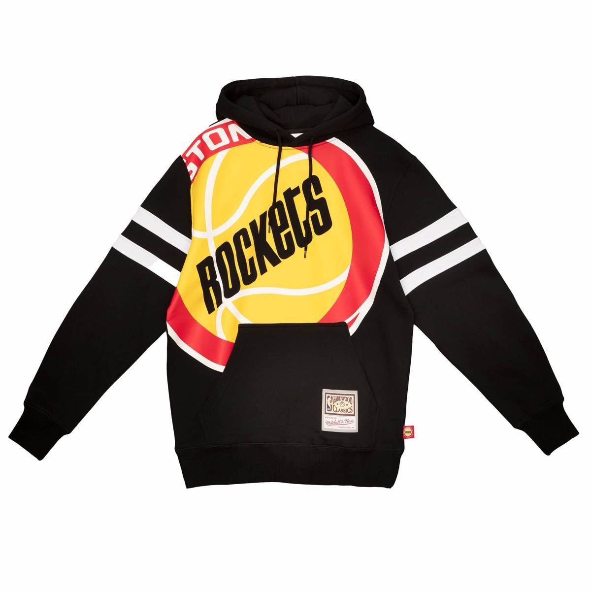 Bluza z kapturem Mitchell & Ness NBA Houston Rockets czarna-S