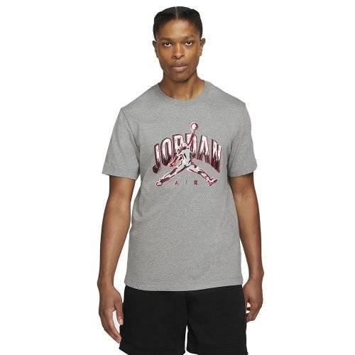 Koszulka męska Air Jordan Air Jumpman szara - CZ8383-091-XL