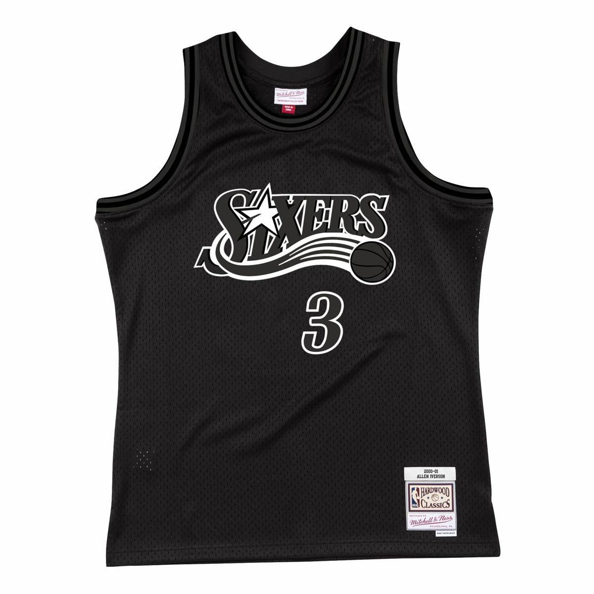 Koszulka Mitchell & Ness White Logo Swingman NBA Allen Iverson Philadelphia 76ers-XL