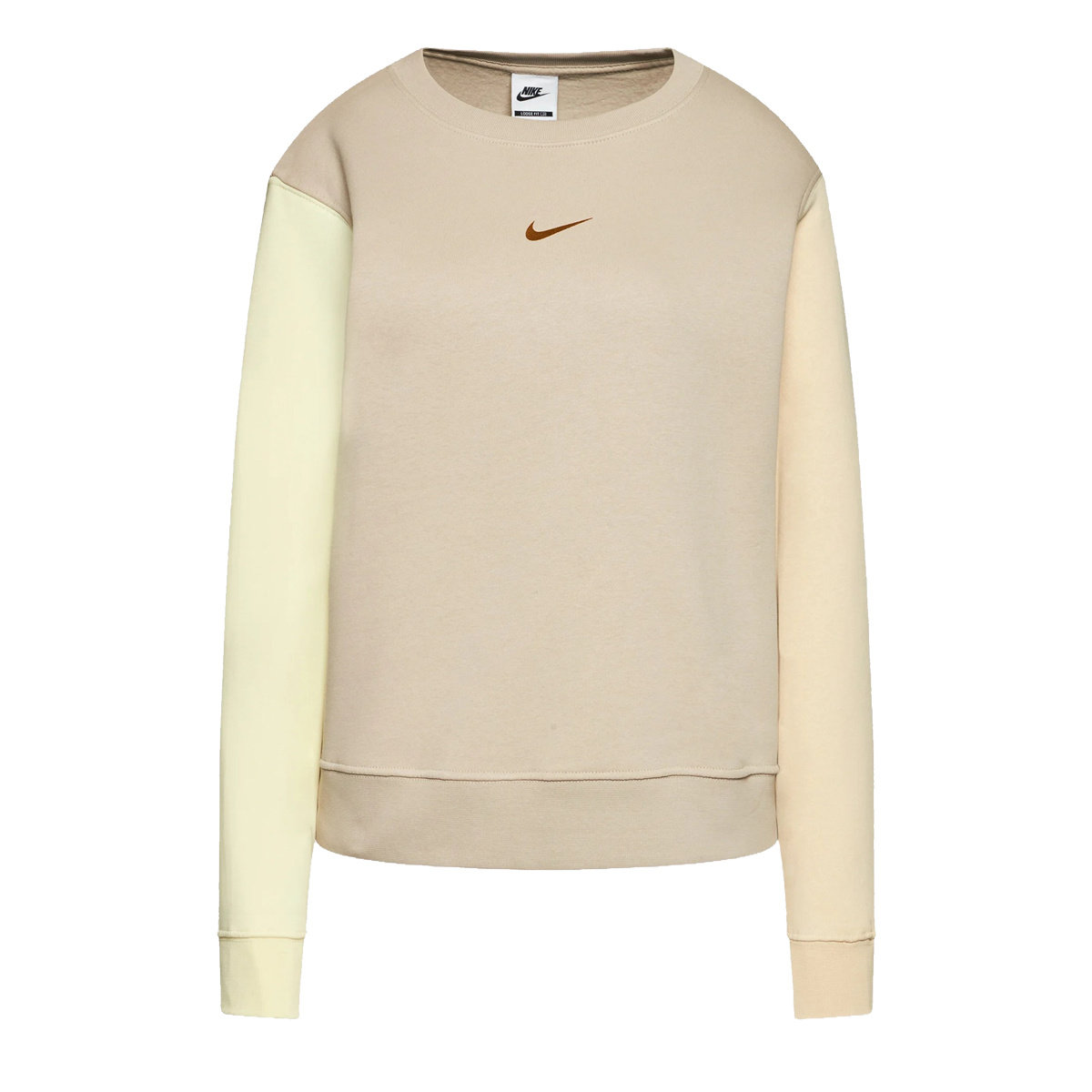 Damska Bluza sportowa Nike Swoosh W Beżowa - DJ4411-210-XL