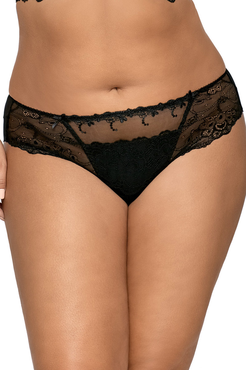 Ava 1030 czarny 2XL Majtki figi