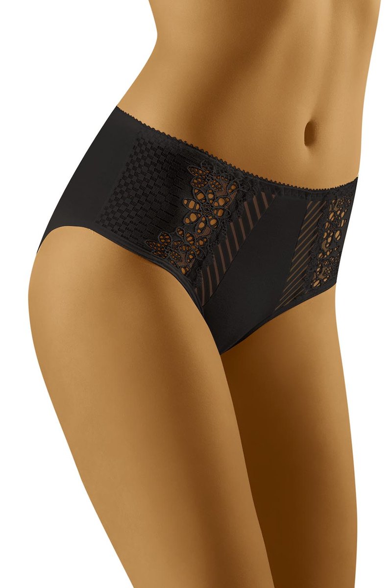 Wol-Bar Eco-Ri czarny XL Majtki figi