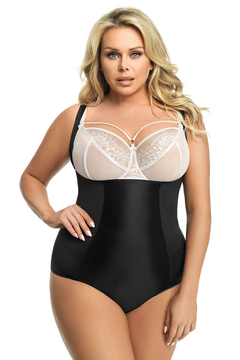 Gorsenia K148 Sanremo czarny XL Body wyszczuplające