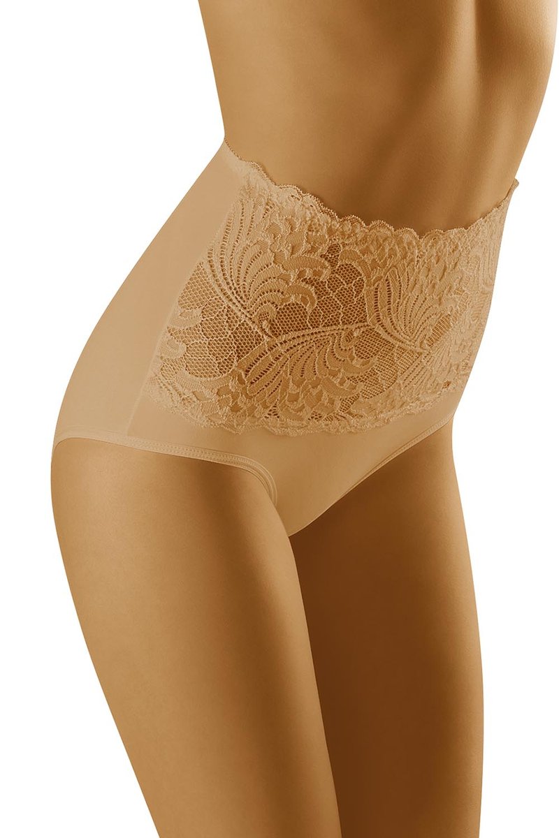 Wol-Bar Kaja beżowy 2XL Majtki figi modelujące