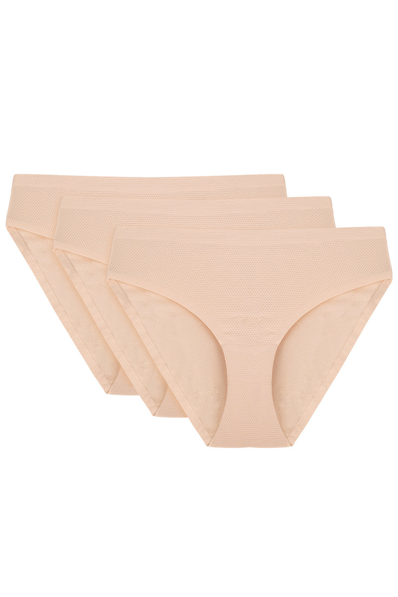 Vivisence 4011 3-pack beżowy S Majtki figi