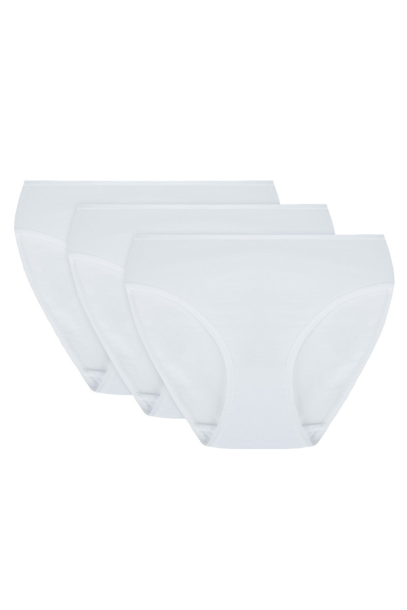 Vivisence 4002 3-pack biały 2XL Majtki figi