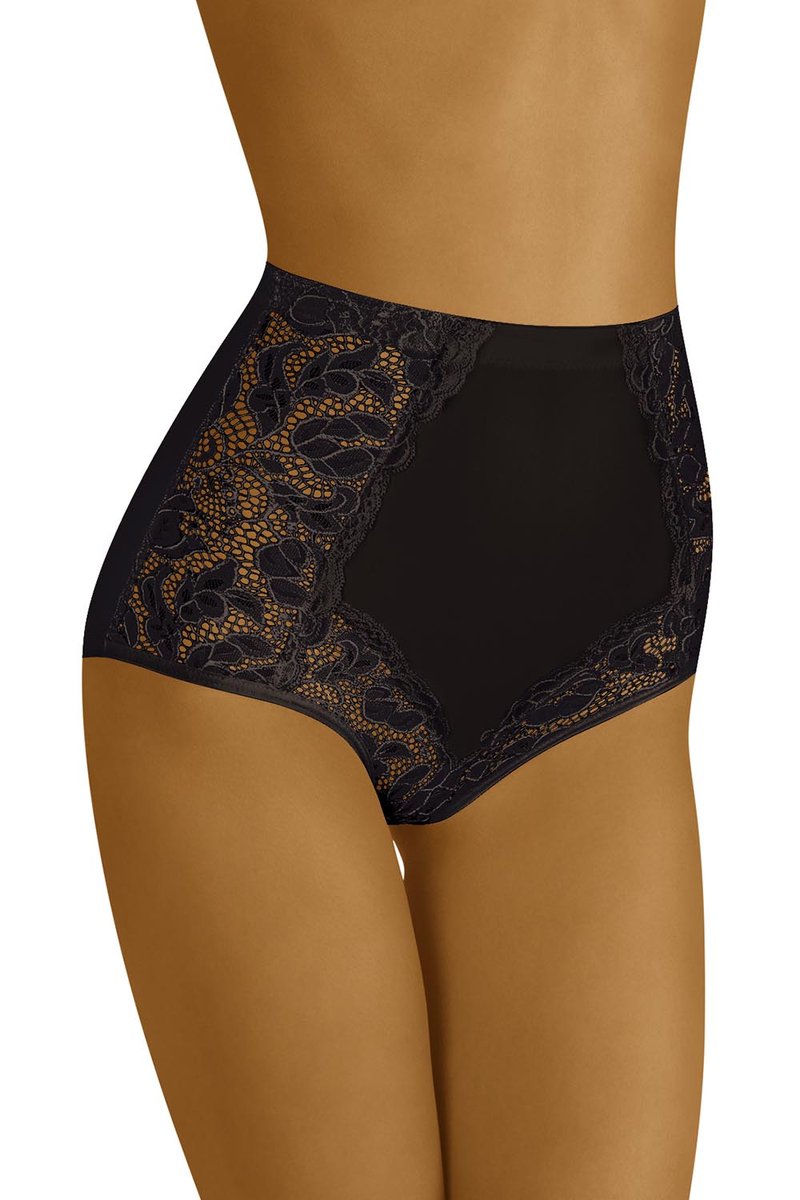 Wol-Bar Eleganta czarny XL Majtki figi modelujące