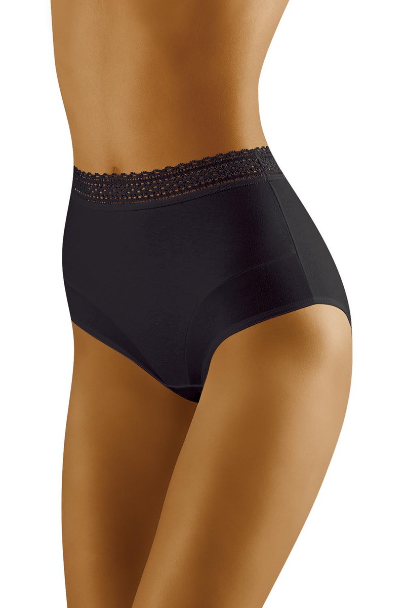Wol-Bar Eco-Go czarny XL Majtki wysokie figi