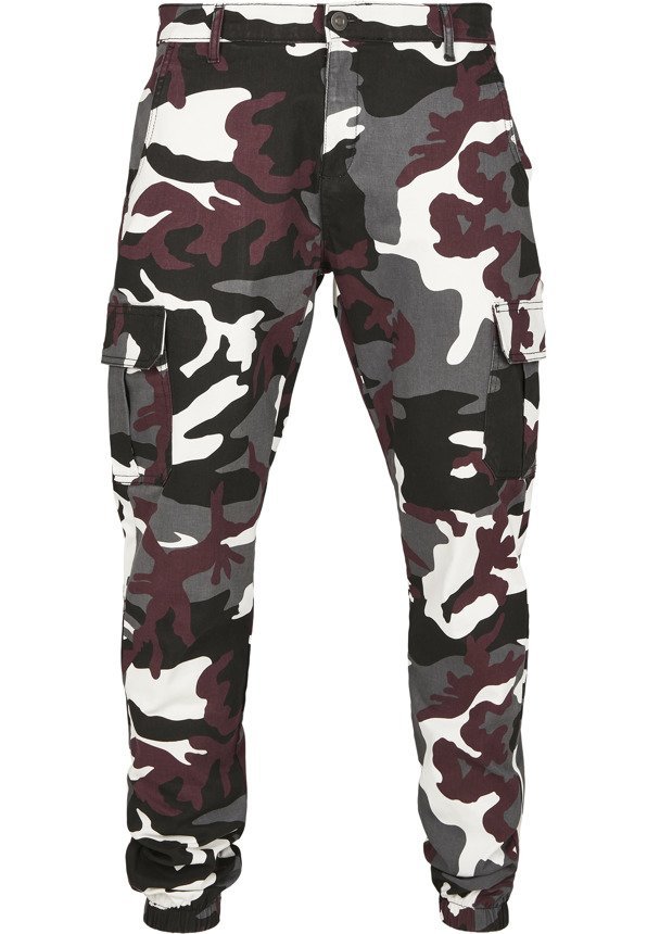 spodnie bojówki CAMO CARGO JOGGING PANTS 2.0 winecamo-30