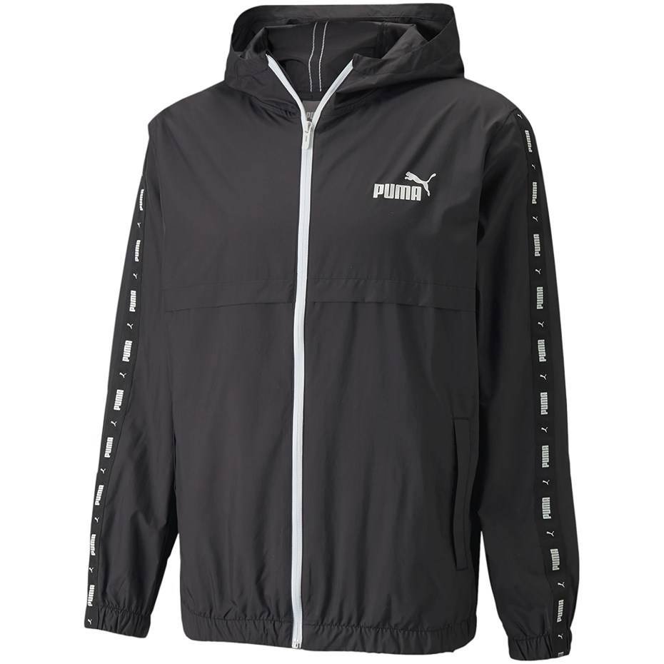 Kurtka męska Puma ESS+TAPE Windbreaker czarna 847477 01-XL