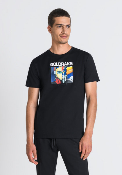 T-Shirt Męski Antony Morato Slim Fit Czarny-Xxl