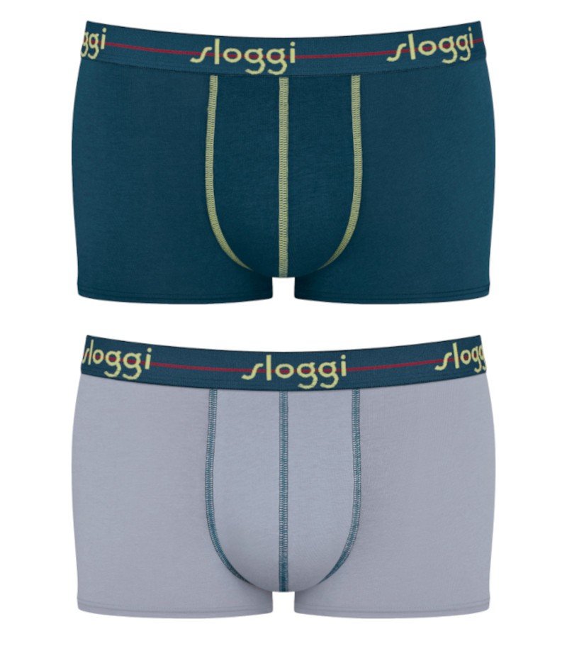 2 X Majtki Męskie Sloggi Men Start Hipster C2P Box-M