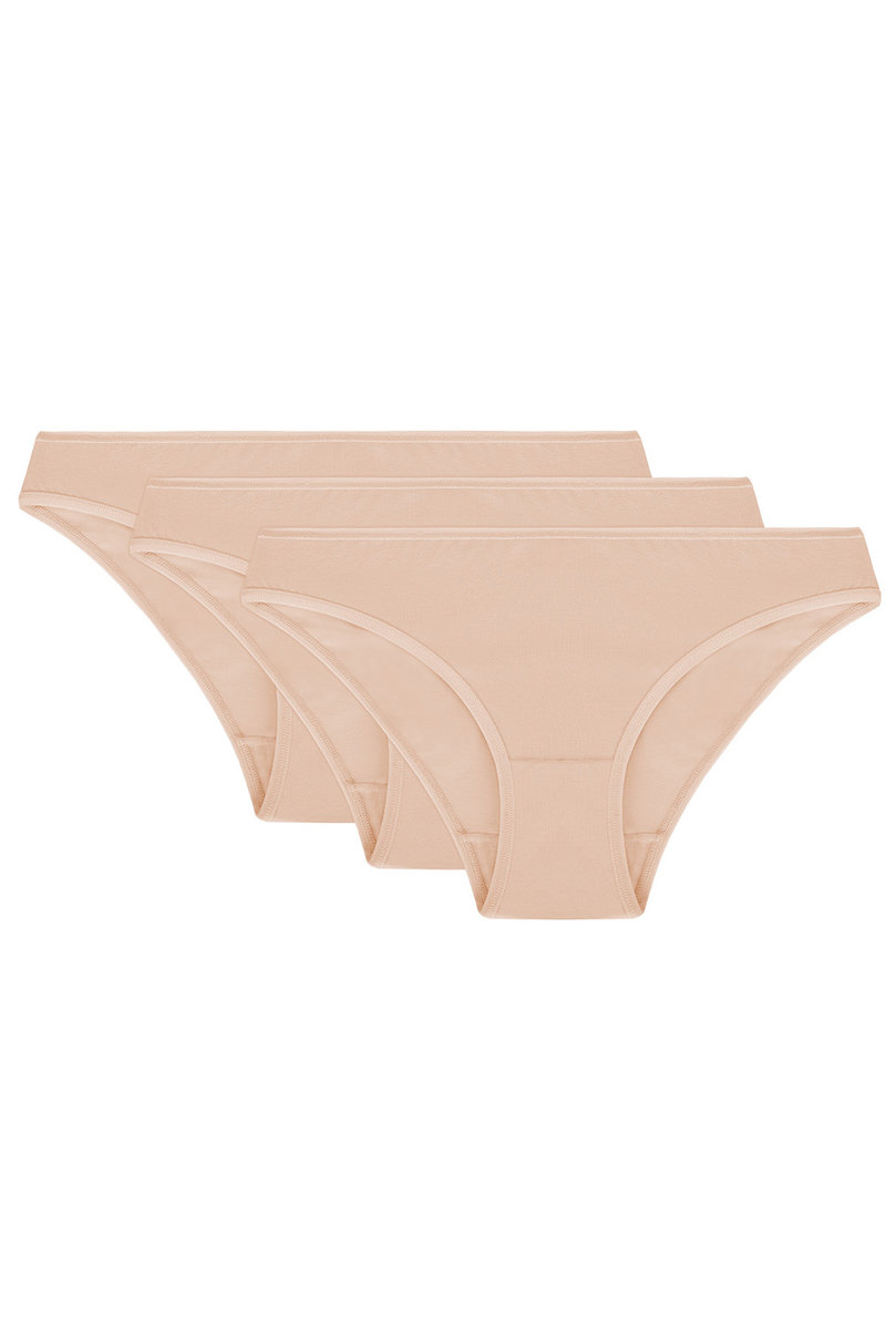 Vivisence 4003 3-pack beżowy S Majtki figi
