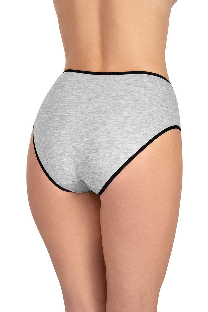 Vivisence 4017 3-pack j.szary M Majtki wysokie figi
